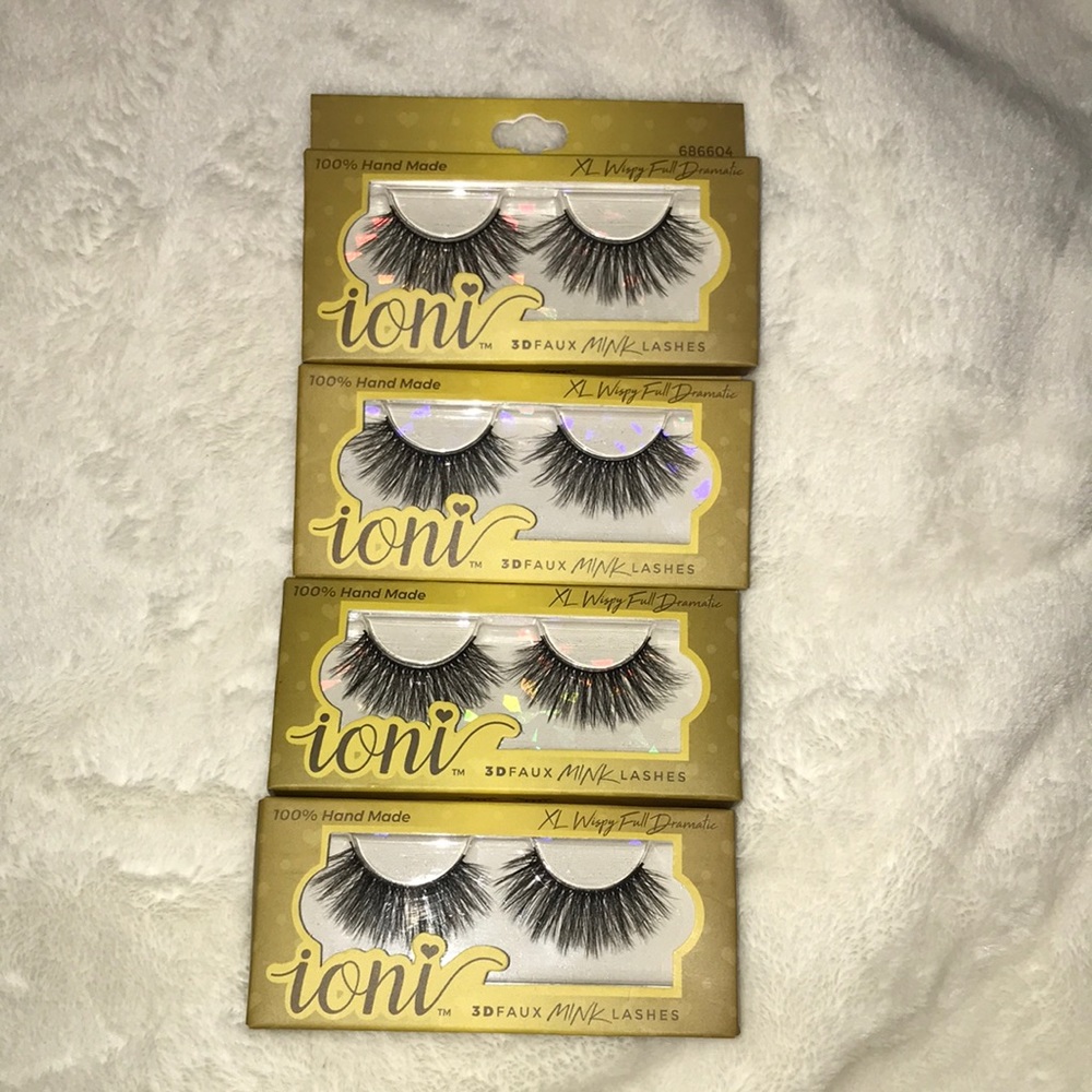 Ioni lashes yellow 6 sets